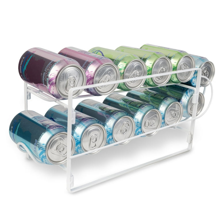 Mainstays Beverage Dispenser Stand, 2-Tier White Kitchen Organizer