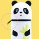 thumbnail image 4 of Cartoon Telescoping Pencil Case - Soft Silicone Pen Pouch With Large Capacity Amp; Stand-up Design -hk603, 4 of 5