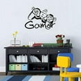 thumbnail image 2 of QTH Controller Letter Gamer Wall Sticker, Vinyl Removable Game Wall Decals for Boys Room Home Playroom Bedroom Walls Background Decoration 16.4''L x 11.7''H, 2 of 4