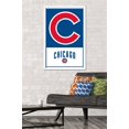 thumbnail image 2 of MLB Chicago Cubs - Logo 22 Wall Poster, 22.375" x 34" Framed, 2 of 5