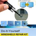 thumbnail image 2 of kurtrusly 1/2 Set DIY Car Glass Repair Liquid Screen Windshield Cracked Automotive Repairing Window Chip Fluid Tools Kit Renovate 2 Pieces black+tool 1Set, 2 of 5