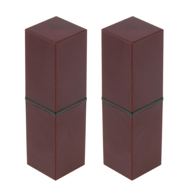 2 uds tubo de lápiz vacío contenedor de bálsamo DIY herramientas de maquilje cosmético púrpura Zulema Tubos de lápiz labial vacíos