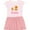 Pink With Stripes, variant on Inktastic I'm Going to Be a Big Sister Gift Toddler Girl Dress