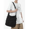 thumbnail image 3 of Kukuzhu Hobo Bag for Women Men Canvas Crossbody Shoulder Bag Large Totes Purses Shopping Handbag Satchels with Multi Pocket, 3 of 6
