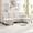 Beige, variant on ijuicy Convertible U/L Shaped Sofa with Chaises, 6 Seater Couch for Living Room, Beige