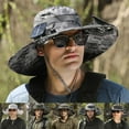 SSRoirvbb Garden Sun Hat with Solar Fan USB/Solar Charging For Mens