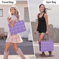 thumbnail image 6 of Large Capacity Tote Bag,Purple Butterfly Pattern Handbag Fashion Luxury Tote Bag,15.7"x13"x 5.1" Inches,Laptop Compatible, 6 of 6