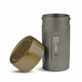 thumbnail image 1 of Corloq EDC120 Rugged Sealed Everyday Carry Storage Container, 120 CC, High Strength Zytel, Gray Body, Tan Cap, 1 of 7