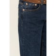 thumbnail image 2 of Levi's Boys' 501 Original Dark Wash Straight Stretch Denim Jeans Blue 12 REG, 2 of 5
