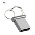 thumbnail image 1 of Cateissary 16/32/64GB Super Mini Metal Usb Flash Drive Pen Drive Memoria de alta velocidad U Disk 64G Pendrive 2.0 Memoria USB Disk Juegos de teclado y mouse para computadora Plata 16g, 1 of 8