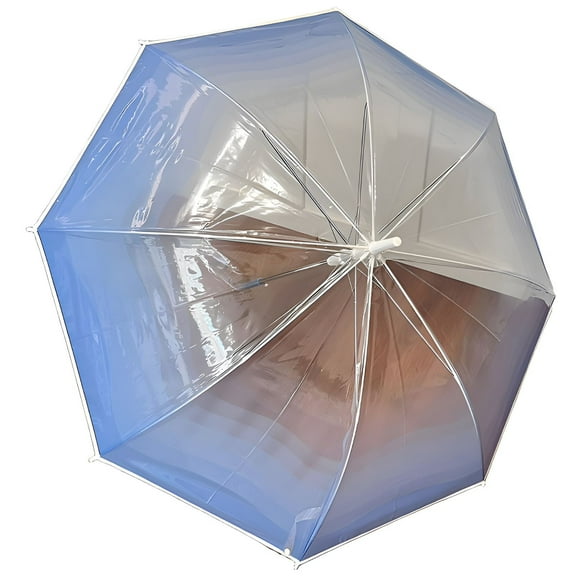 GASTROPOD Clear Umbrella,Colorful Transparent Umbrella Clear Umbrella for Women,Fashionable Eye-Catching Design Kids Umbrella,Style1