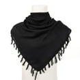thumbnail image 2 of Hontri Heardband in Sale, Scarf Keffiyeh Hatta Wide Tassel Shemagh Keffiyeh Arabian Houndstooth Cotton Unisex Scarf 1 Headscarf Black, 2 of 5