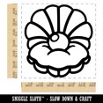 thumbnail image 2 of Pearl in Shell Square Rubber Stamp Stamping Scrapbooking Crafting - Medium 1.75in, 2 of 7
