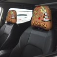 thumbnail image 2 of Pizza Tower Funda Protectora Universal para Reposacabezas de Coche, Funda Elástica para Reposacabezas de Asiento de Auto, Funda de Tela Antipolvo, Accesorios de Interior 2 Piezas, 2 of 6