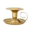 thumbnail image 1 of Candelabro de hierro de Estilo europeo Sunnimix tipo de taza de té artesanal Candelero contenedor de vela dorado, 1 of 8