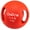 Color: red - 11 lb, variant on CanDo Molded Two-Handle Medicine Ball