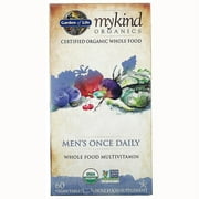 Garden of Life mykind Organics Men Once Daily Multi, 60 Tablets