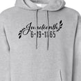 thumbnail image 3 of Inktastic Juneteenth 6-19-1865 Adult Hoodie Sweatshirt, 3 of 4