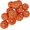 Dark Orange, variant on 12 Pcs Small Harvest Orange Artificial Pumpkins Decorative Fall Pumpkins Dark Orange Faux Foam Pumpkins for Rustic Farmhouse Halloween Thanksgiving Party Table Centerpiece Autumn Home Décor