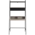 thumbnail image 3 of 36 inch Metal and Wood Ladder Desk in Grey Wash, 3 of 9