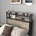 thumbnail image 4 of Twin Bed Frame with Headboard - RGB LED Light & Charging Station, Solid, Noise-Free, No Box Spring Needed, Easy Assembly, 4 of 5