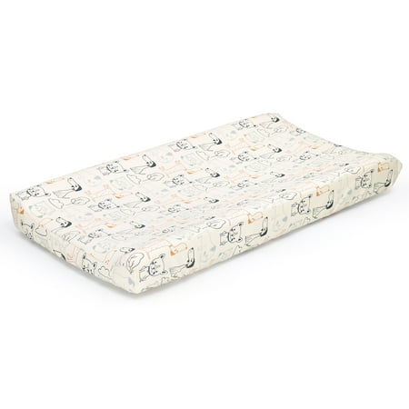 UPC: 0841297150401 | The Peanutshell Changing Pad Cover for Baby Boys or Baby Girls  Pug Life