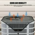 thumbnail image 3 of Outdoor unit central air conditioning cover 36 x 36- Top universal outdoor air conditioning cover protective cover (mesh, 36 "x 36"), 3 of 6