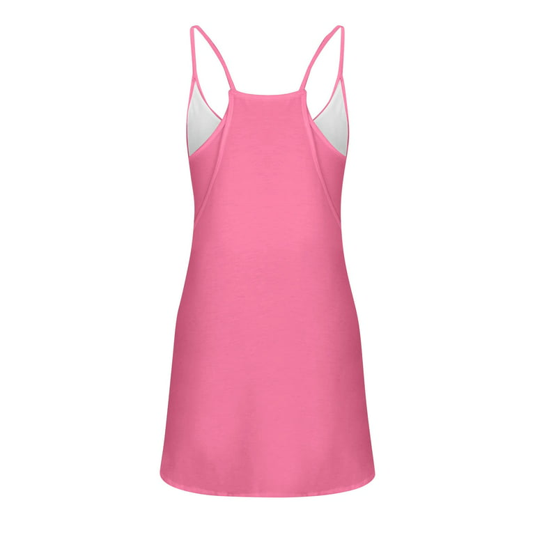 Sksloeg Women Tennis Dress with Built-in Shorts Workout