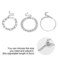 thumbnail image 3 of Dainty Chain Bracelets Set for Women Adjustable Fashion Beaded style2, 3 of 5