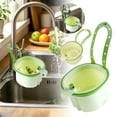 3-Pack Hanging Sink Drain Basket – Collapsible Kitchen Strainer With Flip Cover, No-Drill Over-Sink Storage Rack For Utensils & Food Prep