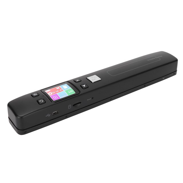 Photo Scanner, Wide Application JPEG PDF A4 Size Portable Scanner For Photo Black,White