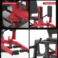 thumbnail image 4 of COZONY Heavy Duty Hip Abductor Adductor Machine, 440 lb Capacity Adjustable 6-Position Thigh Trainer for Home Gym,Black+Red, 4 of 7