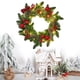 thumbnail image 5 of Ganfancp Corona de Navidad con Luces, Corona de Navidad Pre-Iluminada con Cinta, Adornos de Bolas, para Puerta Ventana Manto Decoración Navideña Ofertas de La Semana Guirnalda de Navidad X1, Luces de, 5 of 6