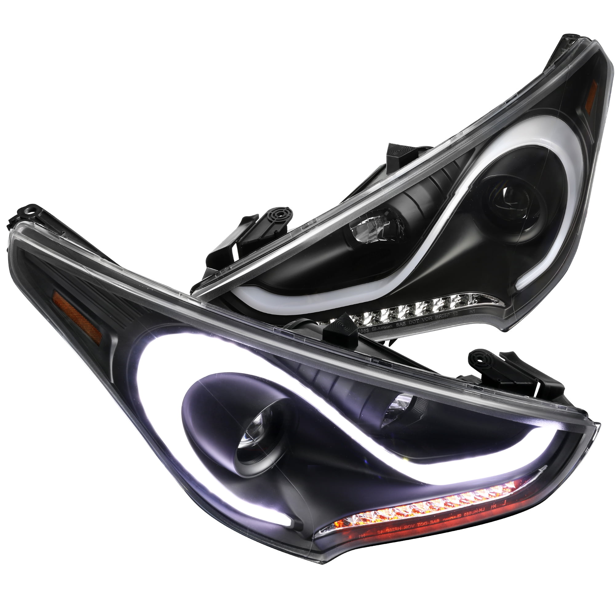 SpecD Tuning Led Projector Headlights W/ Sequential Led Signals Lights