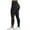 Black, variant on AWZXDE Women's Corduroy Yoga Pants with Side Slits High Waist Flared Leggings for Casual Relax Black,XL