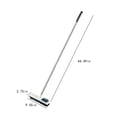 thumbnail image 2 of Hgallory Household 2-in-1 Scalable Cleaning Brushes Floor Brushes, Floor Scrub Brush with 44" Handle & Stiff Bristle, Functional Brush Scraper for Wall Tub Tile, 1PC, White, 44.5"x9"x2.8", 2 of 7