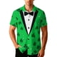thumbnail image 2 of Ceisia St. Patrick's Day Men's Unisex Hawaiian Shirt | Summer Beach Casual Short Sleeve Button Down Gift Printed Top, 2 of 9