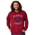thumbnail image 4 of American Freedom Liberty 1776 Patriot Hoodie Sweatshirt Women Men Brisco Brands S, 4 of 6