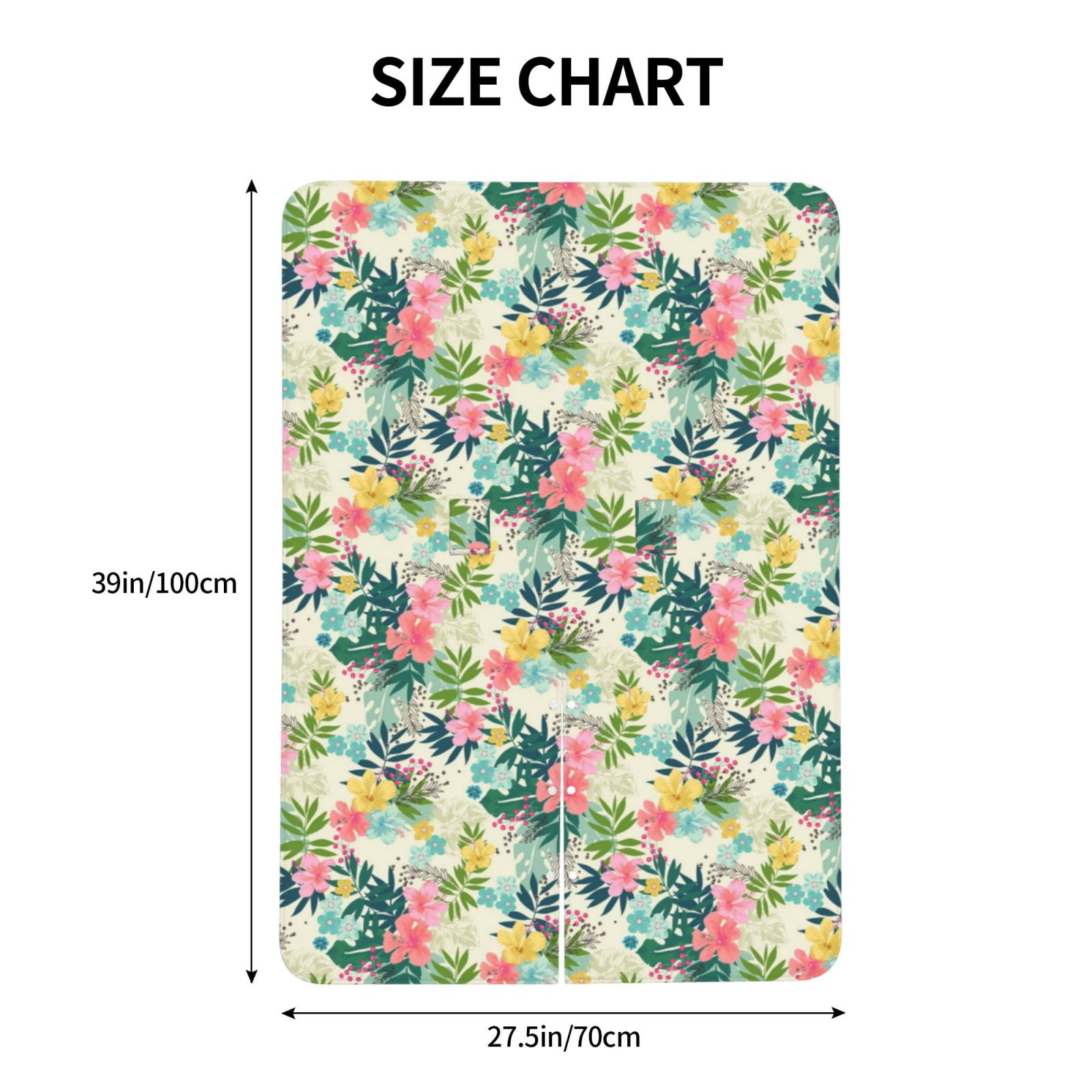 Naloa Tropical Flowers Baby Car Seat Cover, Breathable Baby Carrier Cover, Multiuse Baby Carrier Cover & Nursing Breastfeeding Cover