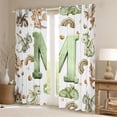 thumbnail image 2 of Castle Fairy Dragon Letter M Curtains Pack of 2 (42x84 Each) for Child,Cute Rainbow Animal Curtains Blackout, 2 of 6