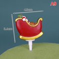 thumbnail image 2 of 1PC Christmas Cake Topper Santa Claus Snowman Cake Decoration Christmas Decorations, 2 of 9