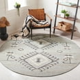 thumbnail image 2 of SAFAVIEH Kilim Lisette Tribal Area Rug, Blue/Black, 7' x 7' Round, 2 of 8