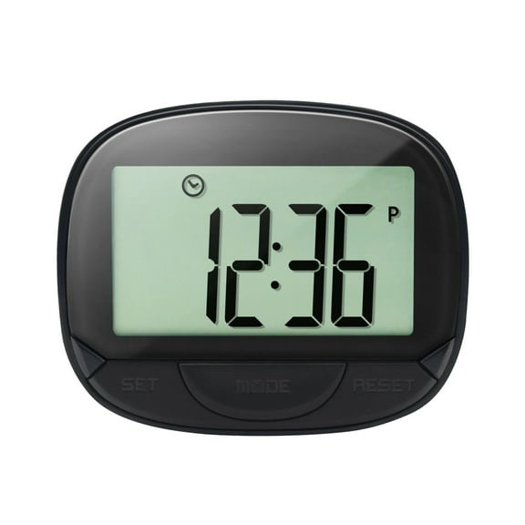 Anself W15510 LCD Display 3D Tri-Axis Calorie Counter Black Pedometer Clip