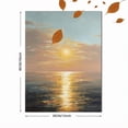 thumbnail image 3 of UXIEQU Sunset Ocean Canvas Wall Art Print 15.75x11.81 Inches, 3 of 8