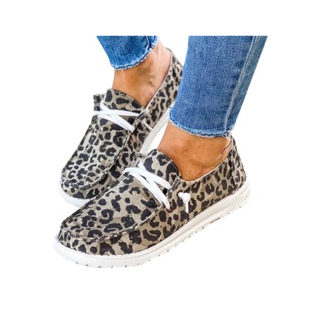 Leopard comfort shoes Clearance