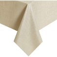 thumbnail image 1 of LAICAIW Vinyl Tablecloth 100% Waterproof Oil-Proof Spill-Proof 60 x 84 inch Rectangle Champagne PVC Table Cover, 1 of 7
