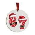 thumbnail image 2 of WKSCLPAI Santa Says Six Seven Christmas Ornament 2025, Funny 67 Meme Decorations, Funny Christmas Tree Hanging Ornaments 2025, Unique Xmas Gifts for Friends & Humor Lovers, 2 of 3
