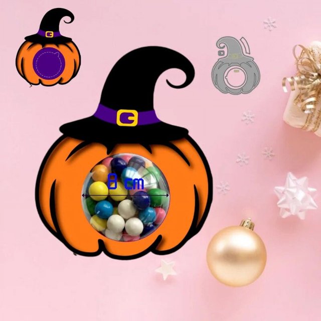 Nuevo 2023 Navidad 8cm soporte para dulces Domo troqueles de corte de Metal DIY para hacer álbumes de recortes tarjetas de papel para álbum decoración