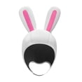 thumbnail image 1 of Gorro de buceo con capucha y correa ajustable para la barbilla, cubrecabezas para adultos, mantiene el calor. blanco rosa, 1 of 8