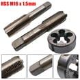 thumbnail image 3 of Hss M16 X 1.5mm Taper & Plug Tap & M16 X 1.5mm Die Metric Thread Right Hand, 3 of 8
